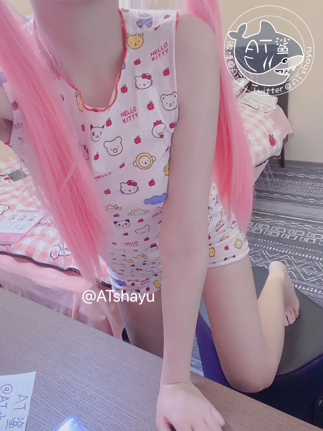 AT鲨 - 居家鲨鲨 [49P-75MB] tg@simisebaisi 【丝足阁】033.webp